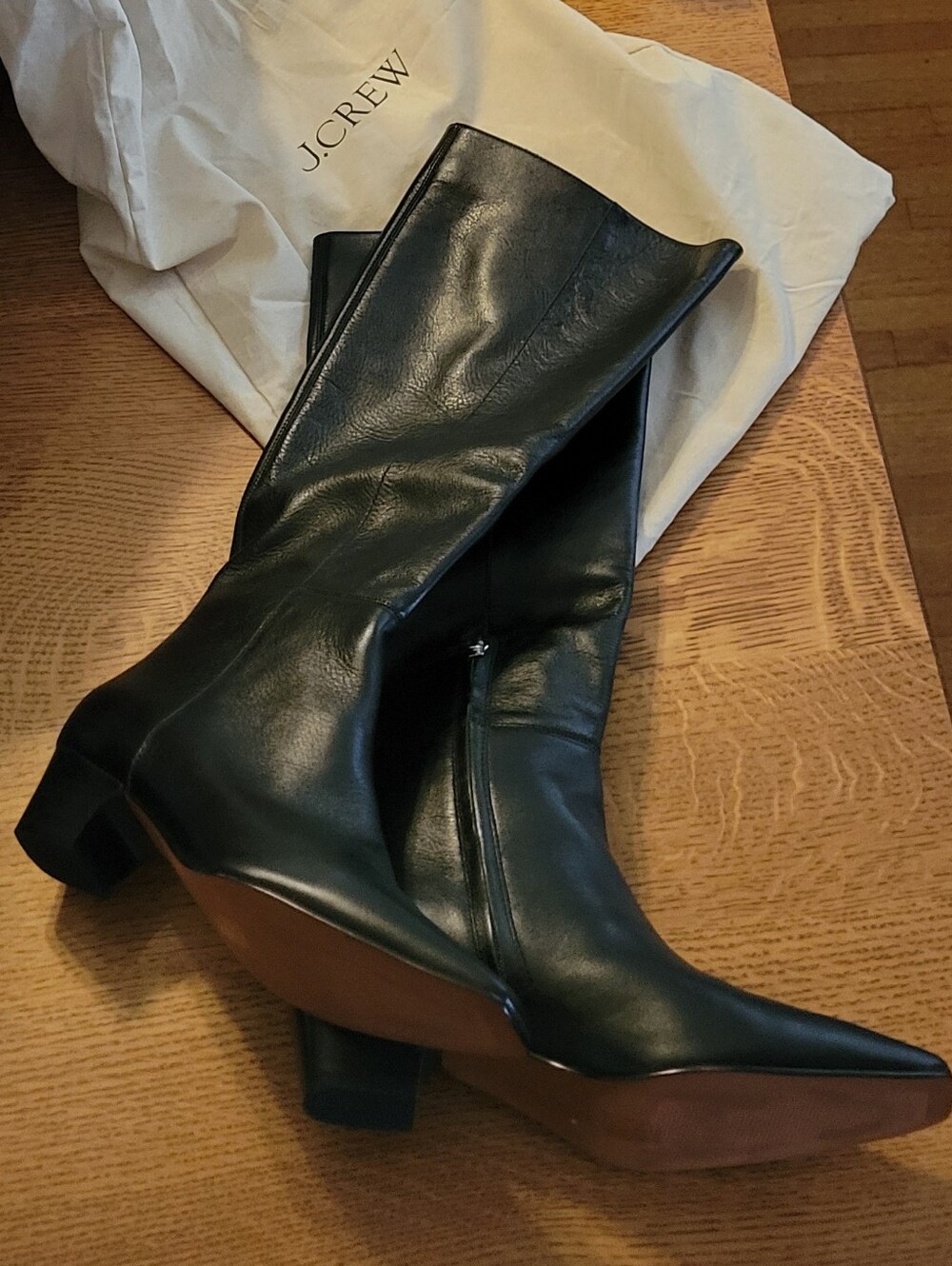 Madewell Lexie Tall Leather Boot - black - Picture 10 of 10
